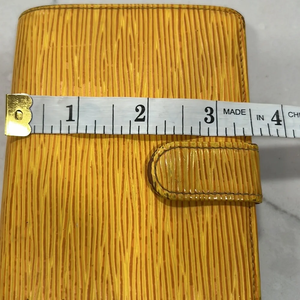 Louis Vuitton Viennois Epi Yellow Wallet